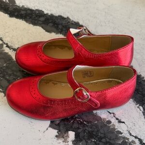 Red Mary Jane Kids Shoes